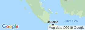 South Sumatra map